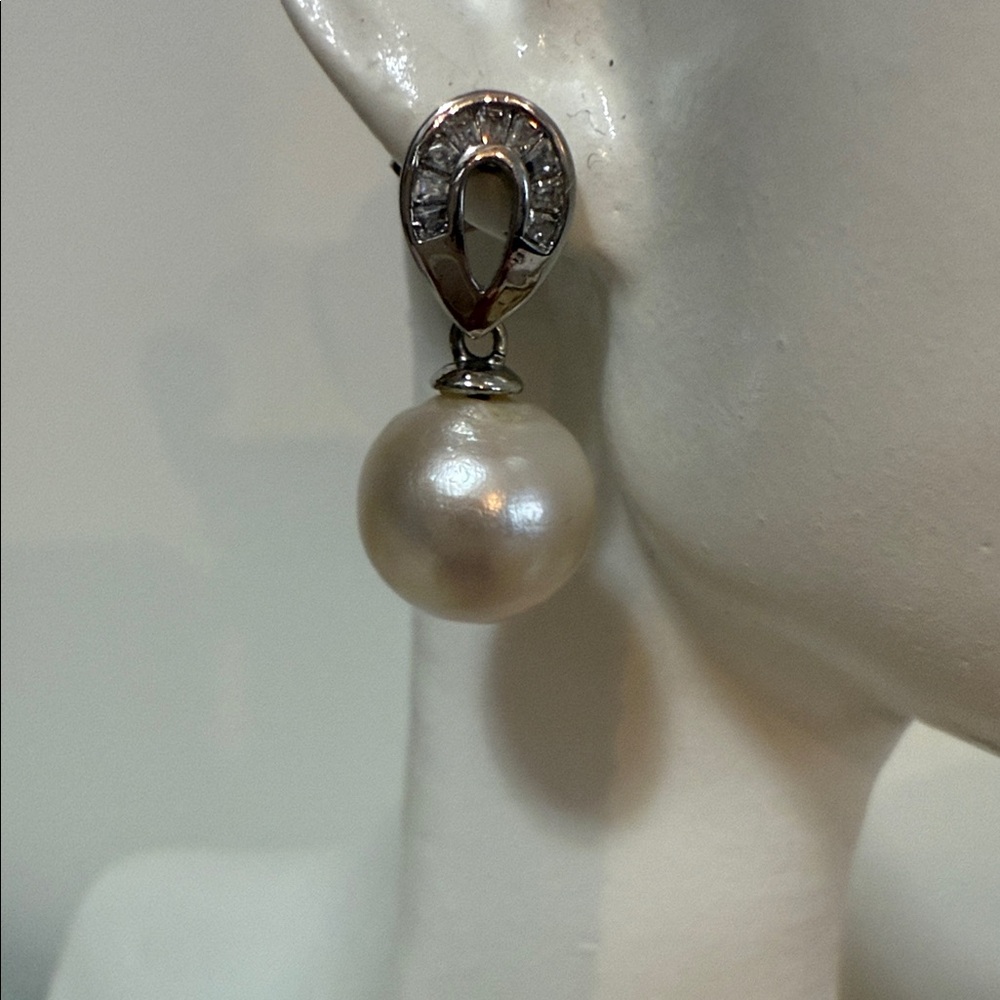 Authentic South Sea Pearl Drop Earrings